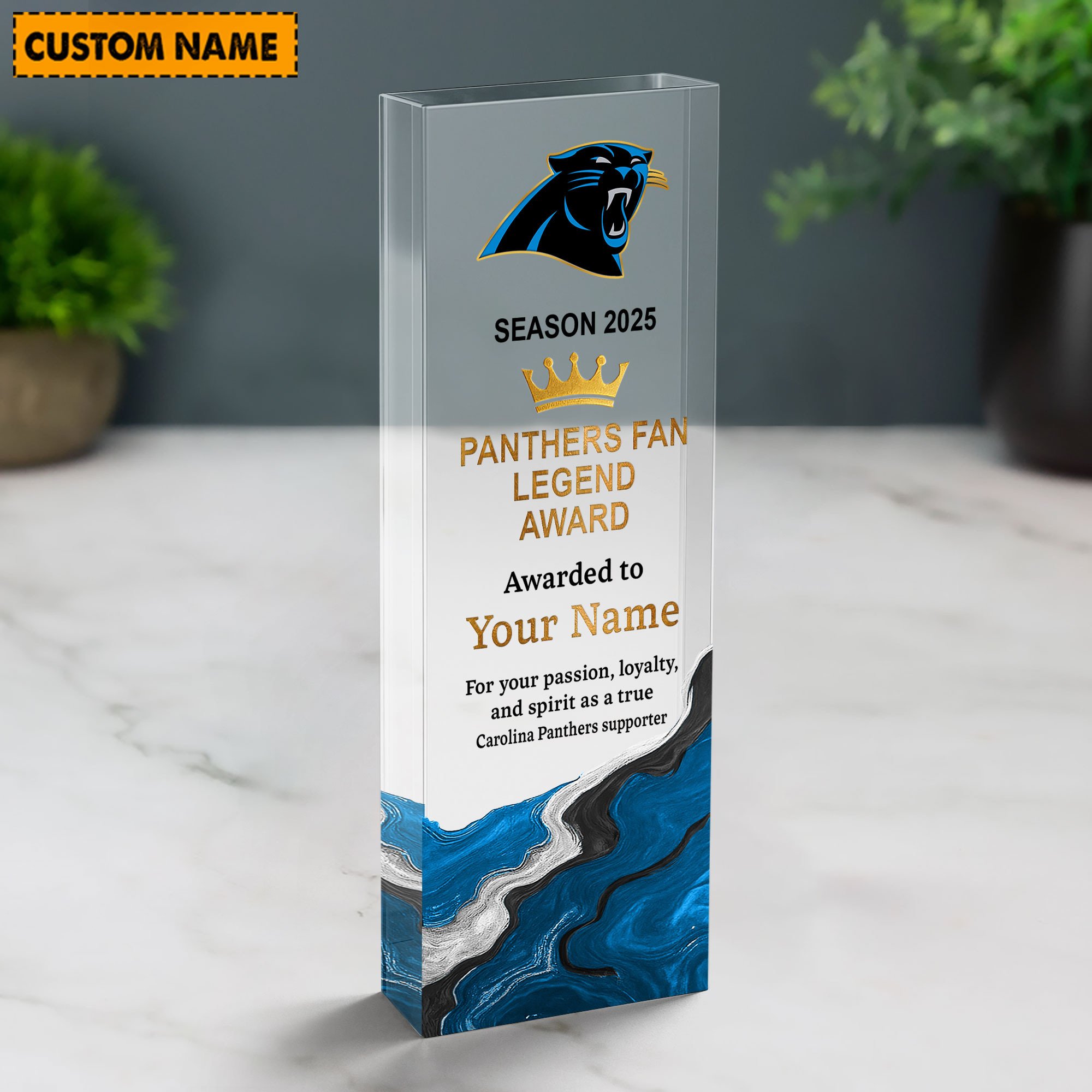 NFL Personalized Acrylic Award Plaque Funny Christmas Gift For Family - Limited Edition