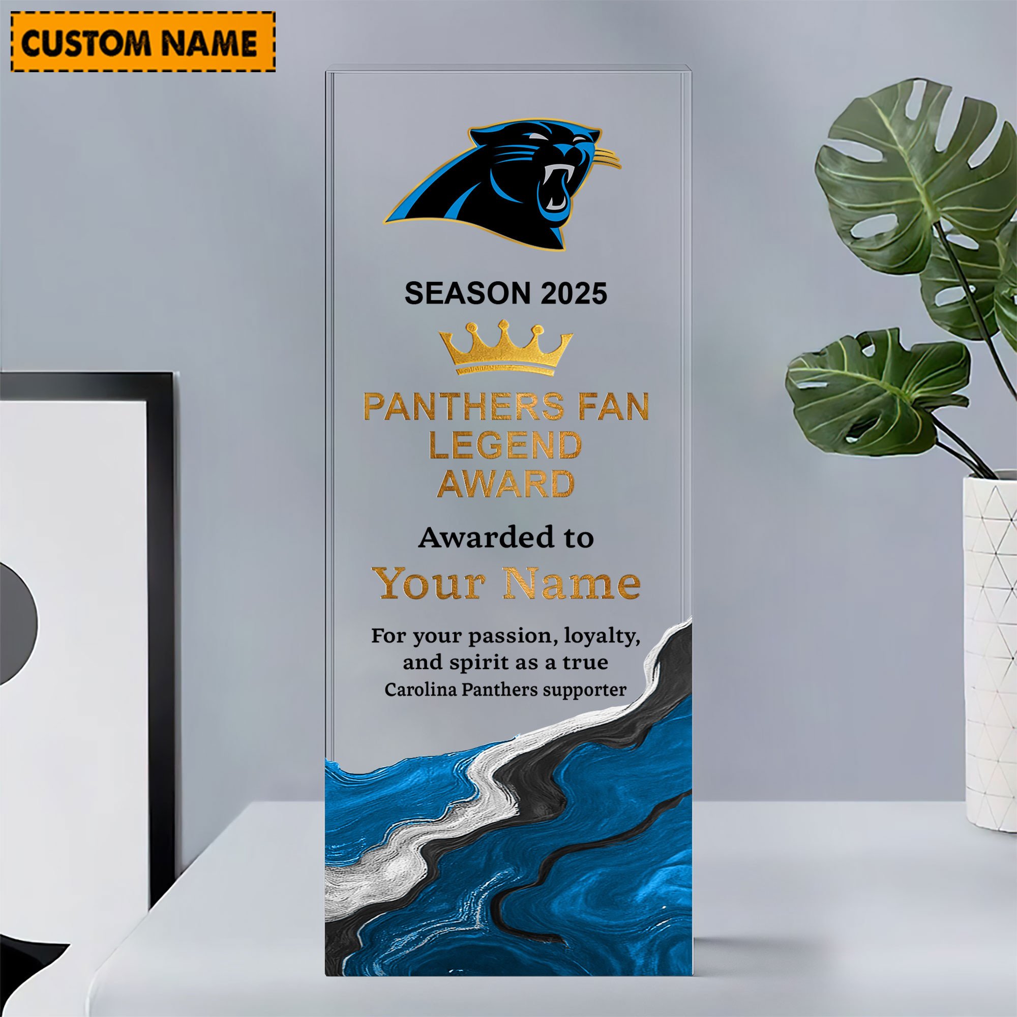 NFL Personalized Acrylic Award Plaque Funny Christmas Gift For Family - Limited Edition