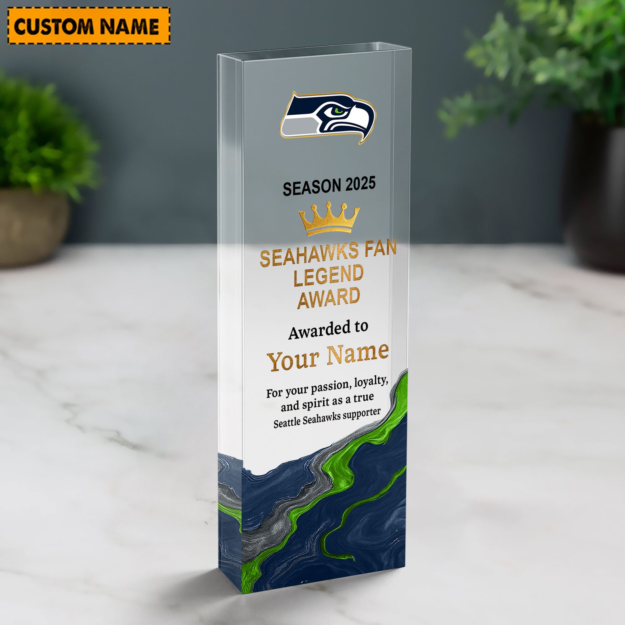 NFL Personalized Acrylic Award Plaque Funny Christmas Gift For Family - Limited Edition