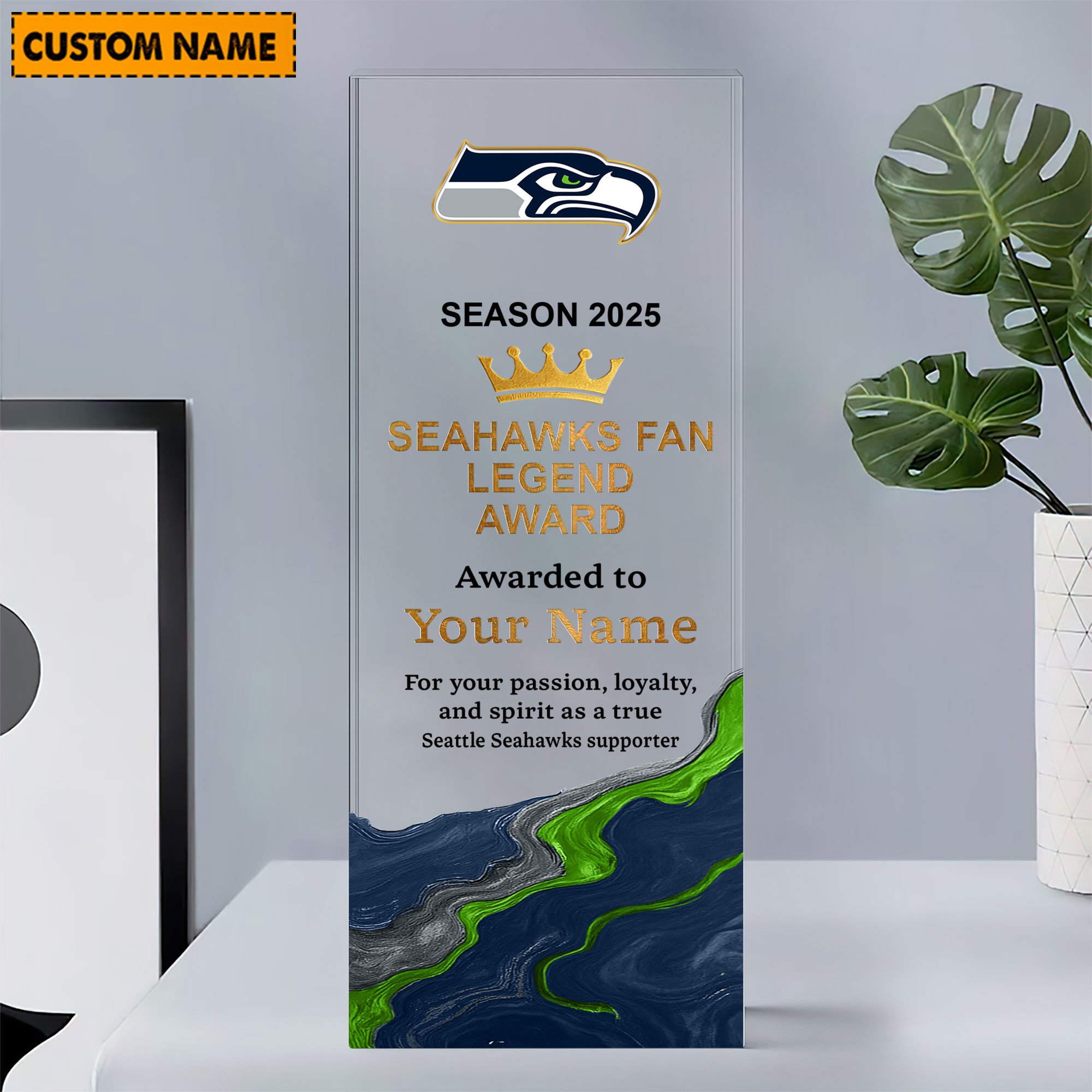 NFL Personalized Acrylic Award Plaque Funny Christmas Gift For Family - Limited Edition