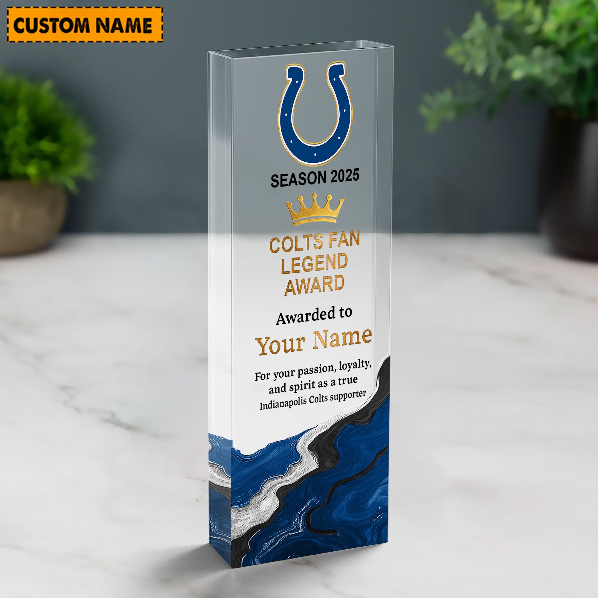 NFL Personalized Acrylic Award Plaque Funny Christmas Gift For Family - Limited Edition
