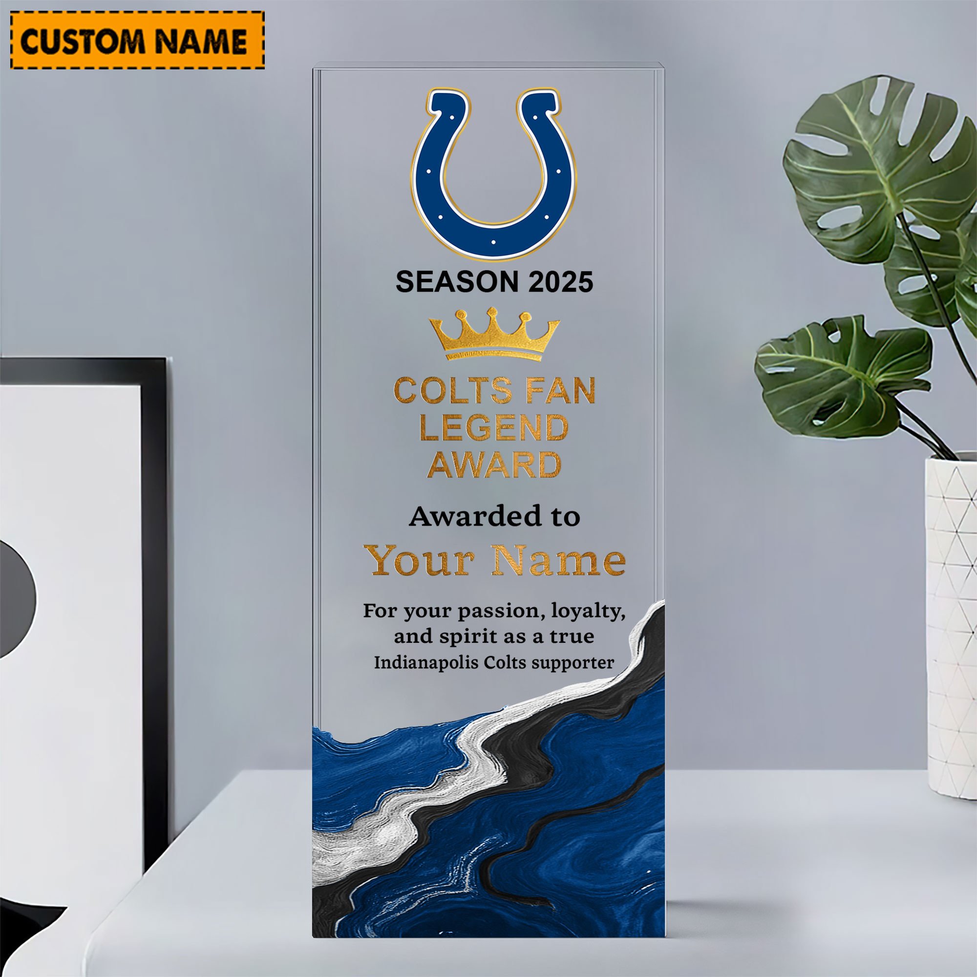 NFL Personalized Acrylic Award Plaque Funny Christmas Gift For Family - Limited Edition
