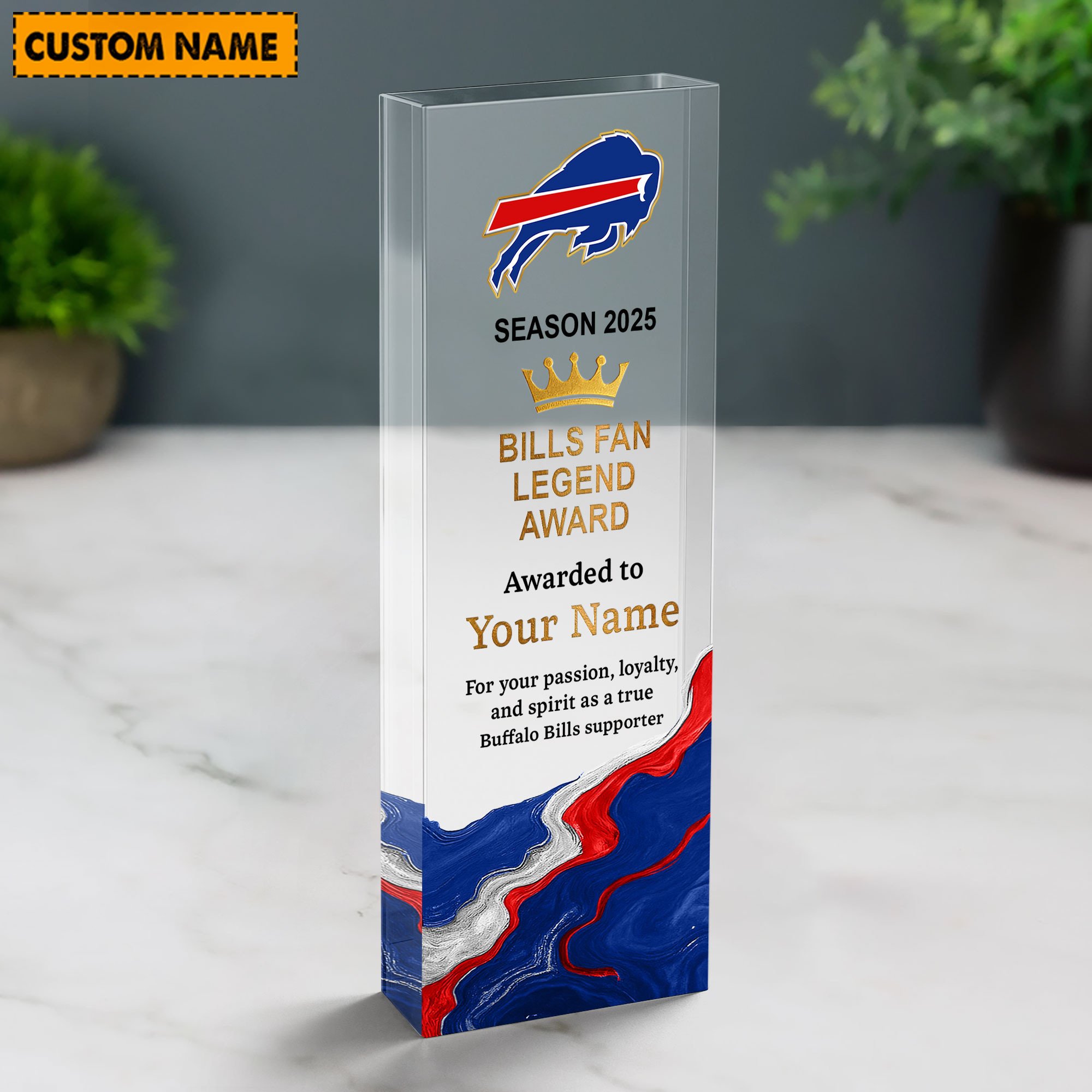 NFL Personalized Acrylic Award Plaque Funny Christmas Gift For Family - Limited Edition