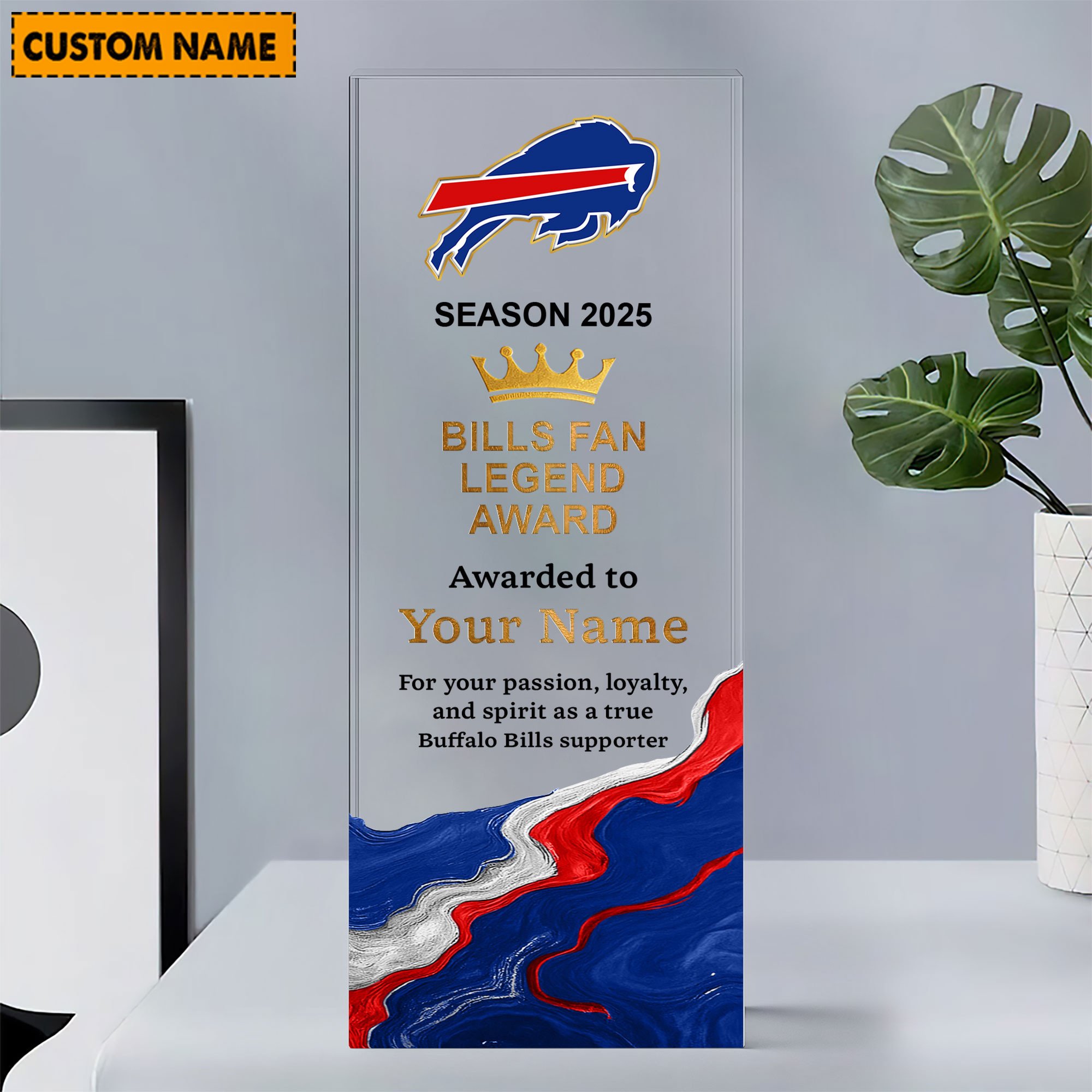 NFL Personalized Acrylic Award Plaque Funny Christmas Gift For Family - Limited Edition