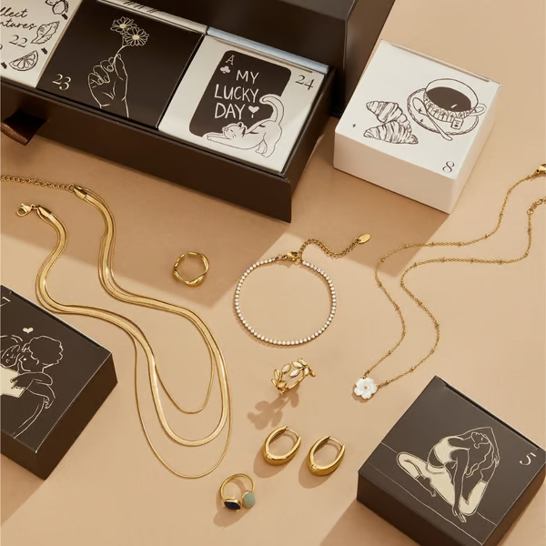 🔥LAST DAY 50% OFF - 💎24 days jewelry advent calendar 2025