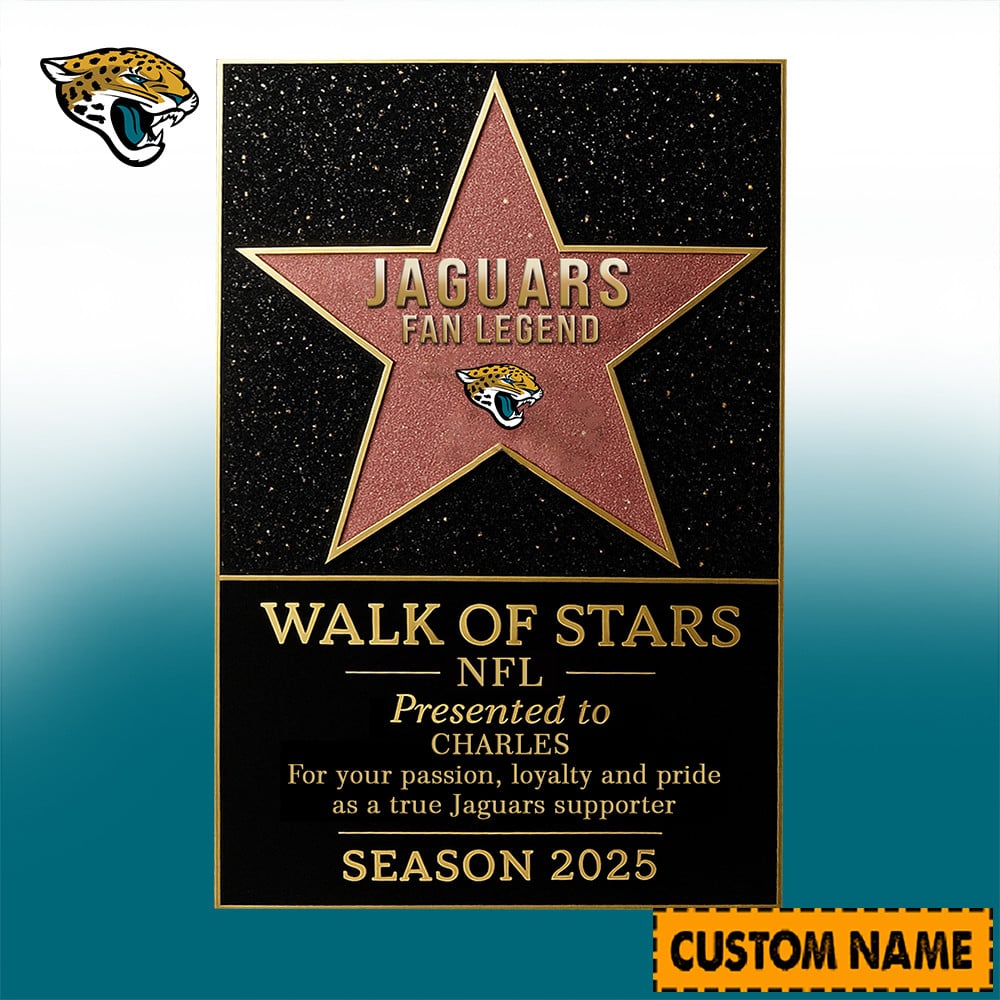 NFL Personalized Walk Of Stars Acrylic Block Plaque Funny Christmas Gift For Family - Limited Edition-Festivesl