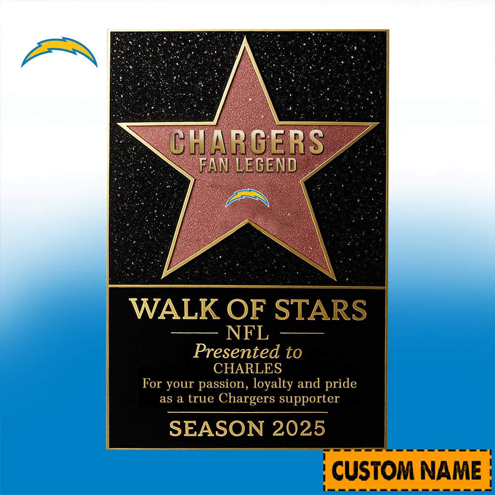 NFL Personalized Walk Of Stars Acrylic Block Plaque Funny Christmas Gift For Family - Limited Edition-Festivesl