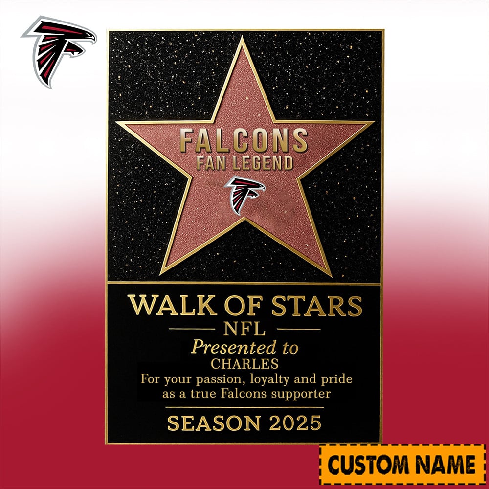 NFL Personalized Walk Of Stars Acrylic Block Plaque Funny Christmas Gift For Family - Limited Edition-Festivesl