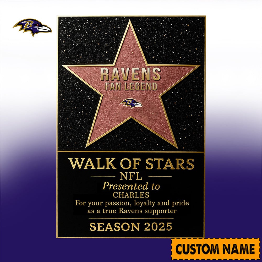 NFL Personalized Walk Of Stars Acrylic Block Plaque Funny Christmas Gift For Family - Limited Edition-Festivesl