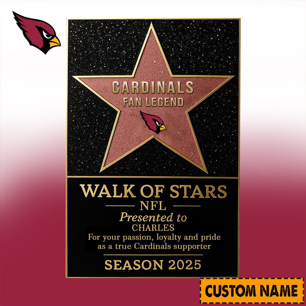 NFL Personalized Walk Of Stars Acrylic Block Plaque Funny Christmas Gift For Family - Limited Edition-Festivesl
