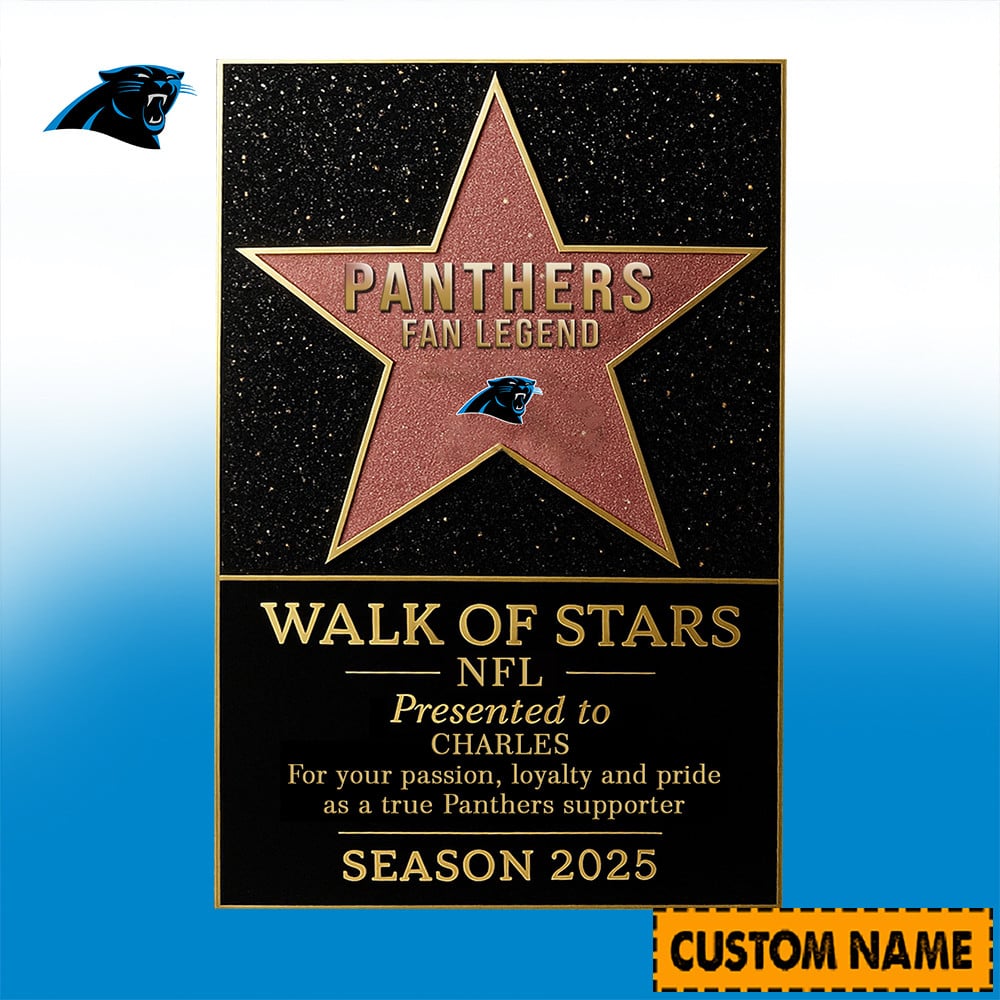NFL Personalized Walk Of Stars Acrylic Block Plaque Funny Christmas Gift For Family - Limited Edition-Festivesl