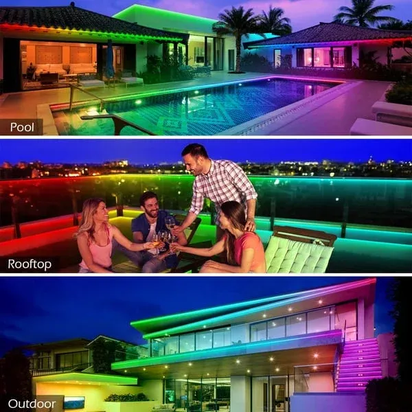 🎄Christmas Sale 70% OFF🔥Wi-Fi Bluetooth Smart Led for outdoor-Festivesl