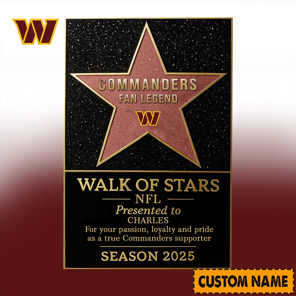 NFL Personalized Walk Of Stars Acrylic Block Plaque Funny Christmas Gift For Family - Limited Edition-Festivesl