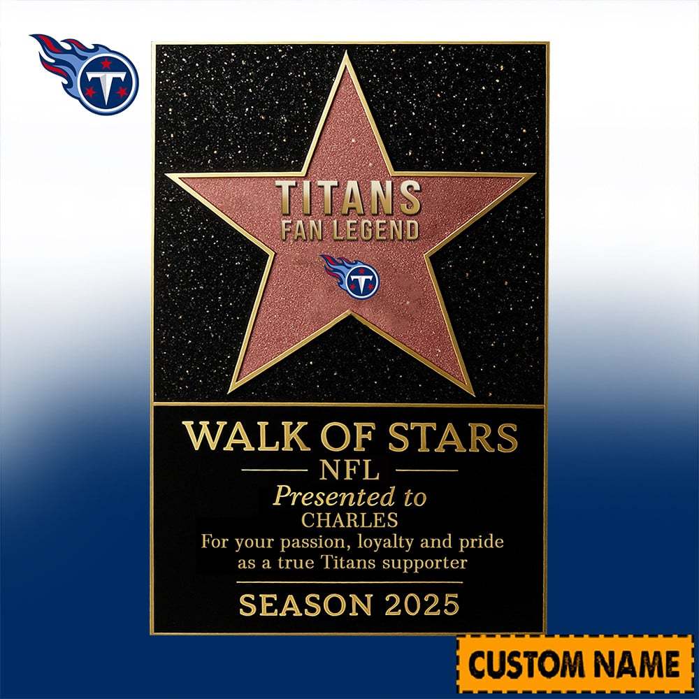 NFL Personalized Walk Of Stars Acrylic Block Plaque Funny Christmas Gift For Family - Limited Edition-Festivesl