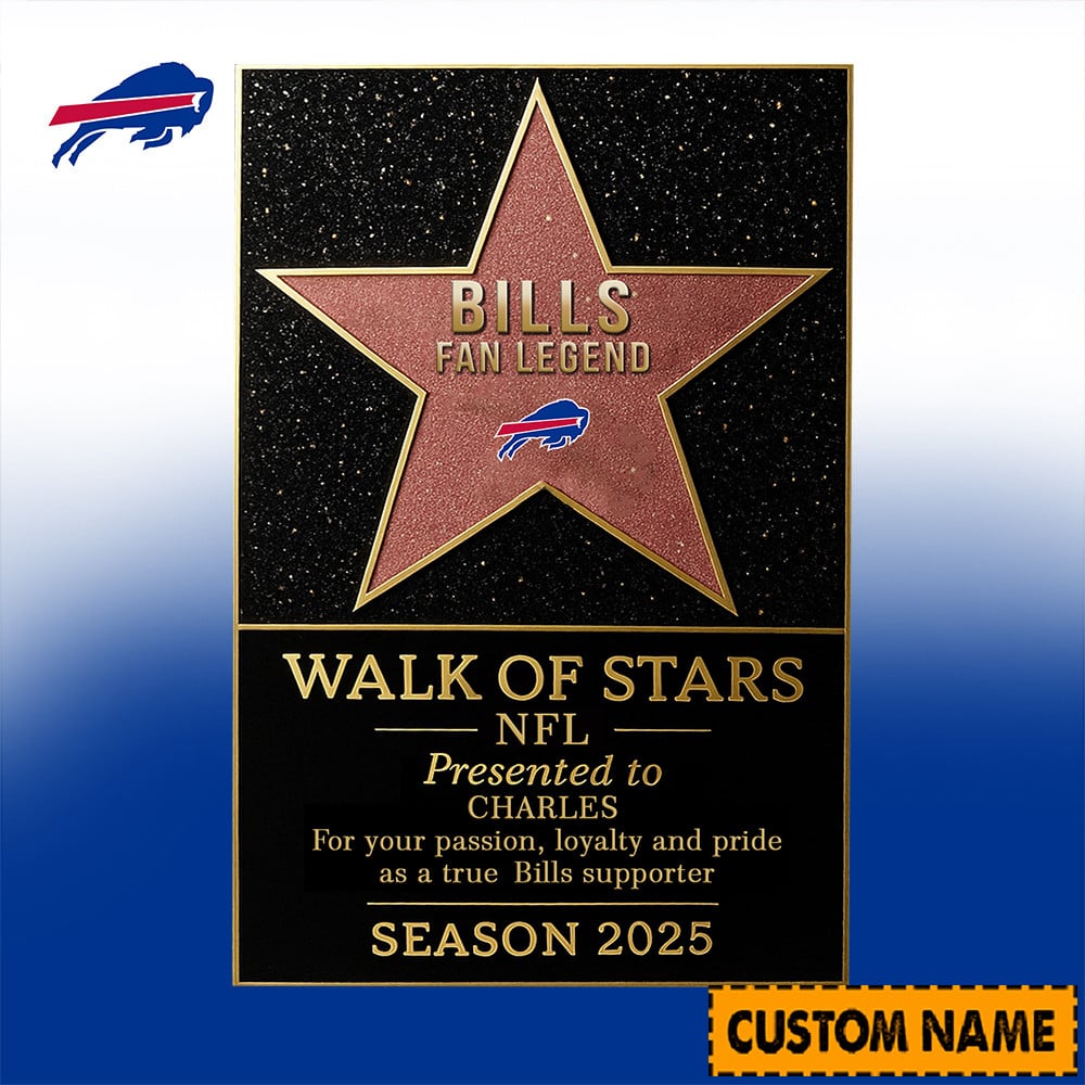NFL Personalized Walk Of Stars Acrylic Block Plaque Funny Christmas Gift For Family - Limited Edition-Festivesl