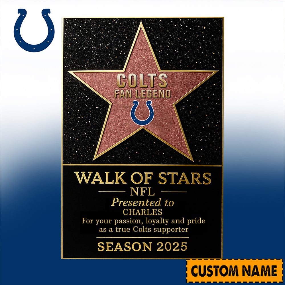 NFL Personalized Walk Of Stars Acrylic Block Plaque Funny Christmas Gift For Family - Limited Edition-Festivesl
