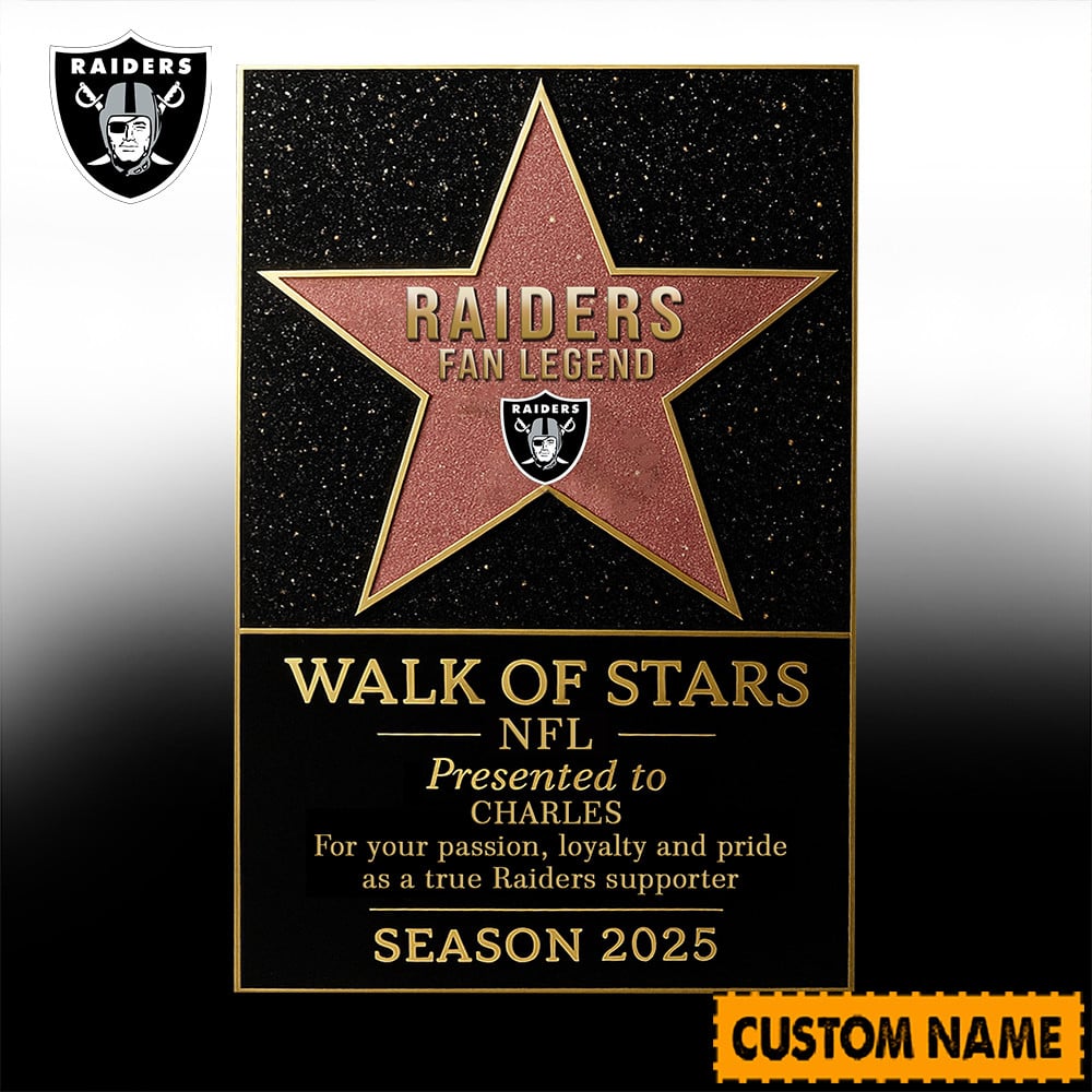 NFL Personalized Walk Of Stars Acrylic Block Plaque Funny Christmas Gift For Family - Limited Edition-Festivesl