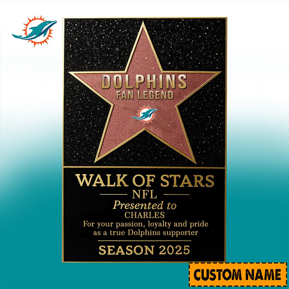 NFL Personalized Walk Of Stars Acrylic Block Plaque Funny Christmas Gift For Family - Limited Edition-Festivesl