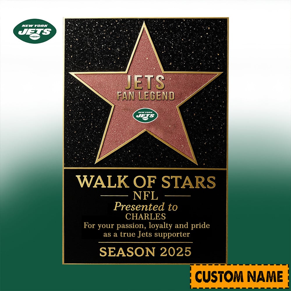NFL Personalized Walk Of Stars Acrylic Block Plaque Funny Christmas Gift For Family - Limited Edition-Festivesl