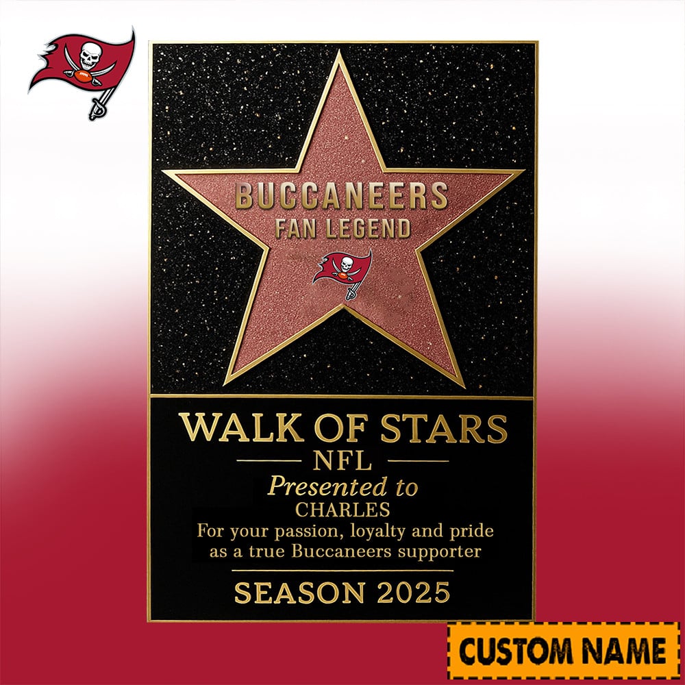 NFL Personalized Walk Of Stars Acrylic Block Plaque Funny Christmas Gift For Family - Limited Edition-Festivesl