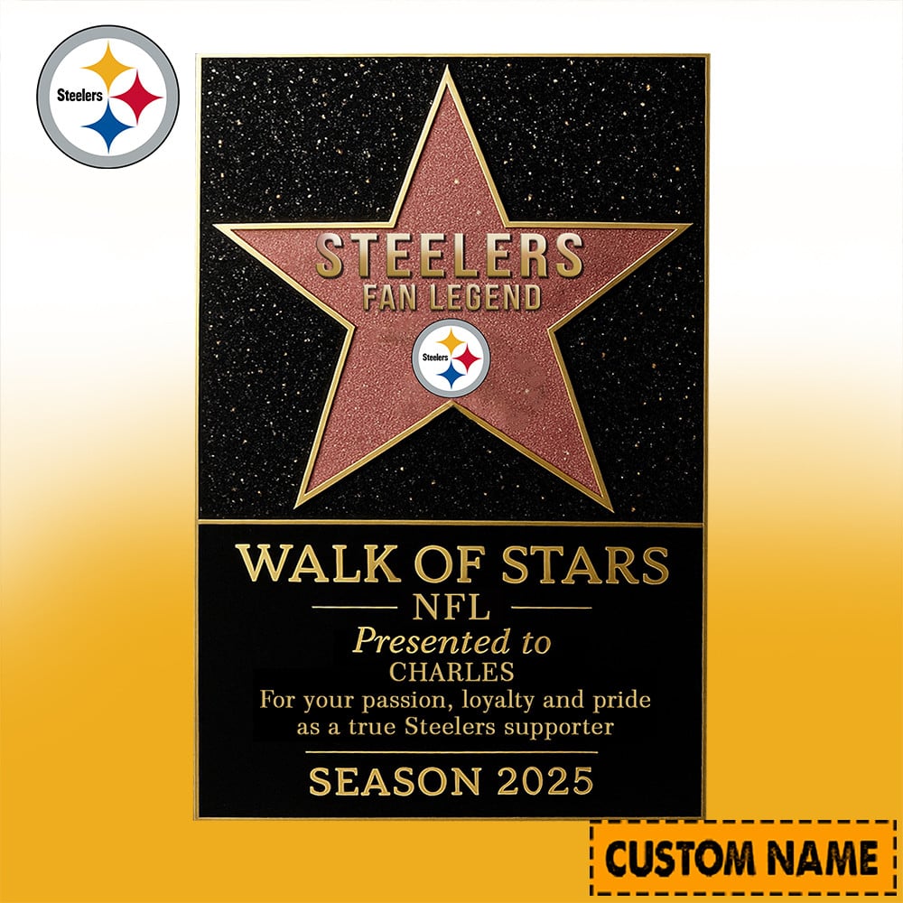 NFL Personalized Walk Of Stars Acrylic Block Plaque Funny Christmas Gift For Family - Limited Edition-Festivesl