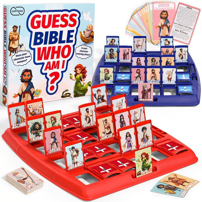 🔥LAST DAY 50% OFF✝️Guess Bible Who I Am Board Games for Kids