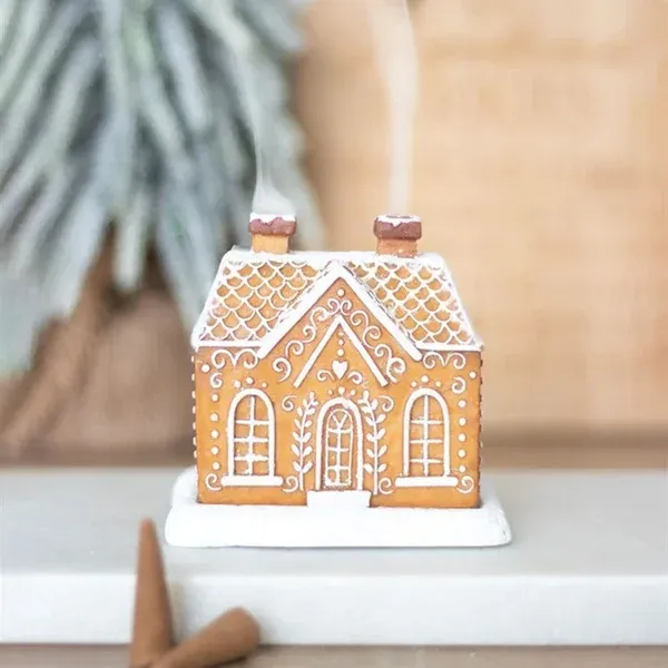 🎁Early Christmas Sale🎄Gingerbread House Incense Burner, BUY 2 FREE SHIPPING!!-Festivesl