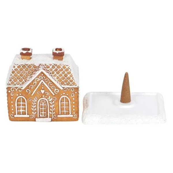 🎁Early Christmas Sale🎄Gingerbread House Incense Burner, BUY 2 FREE SHIPPING!!-Festivesl
