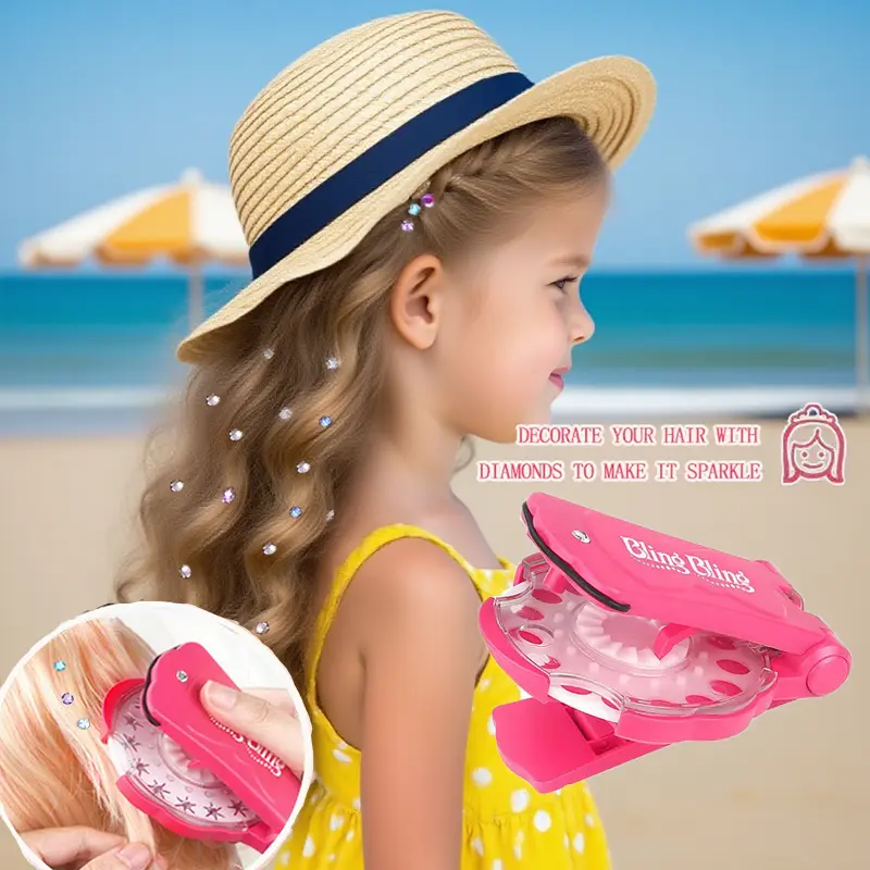 🏆 #1 Bestselling🏆Glitter Diamond Styling Tools Hair Gemstone Styling Set