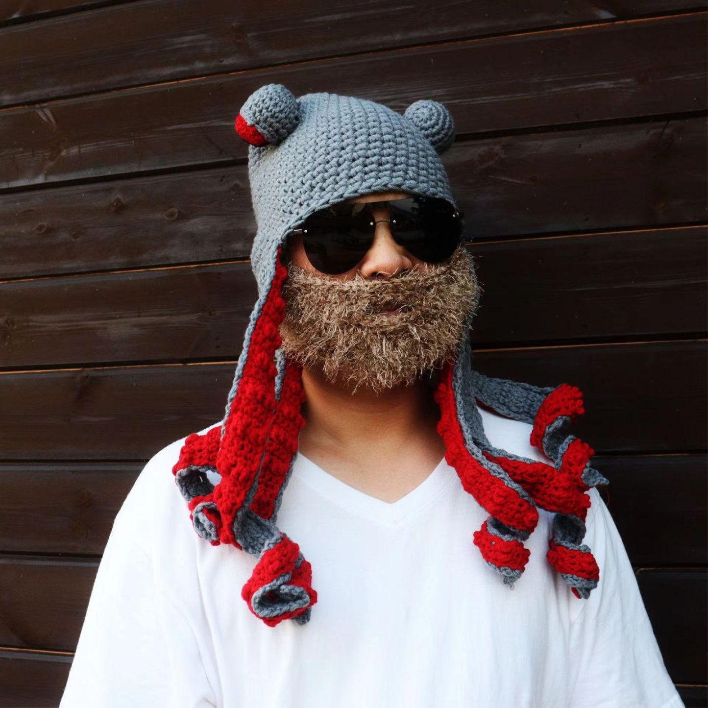 🎅Christmas Pre SaleCrochet Octopus Hat —— A very good birthday/Christmas gift-Festivesl