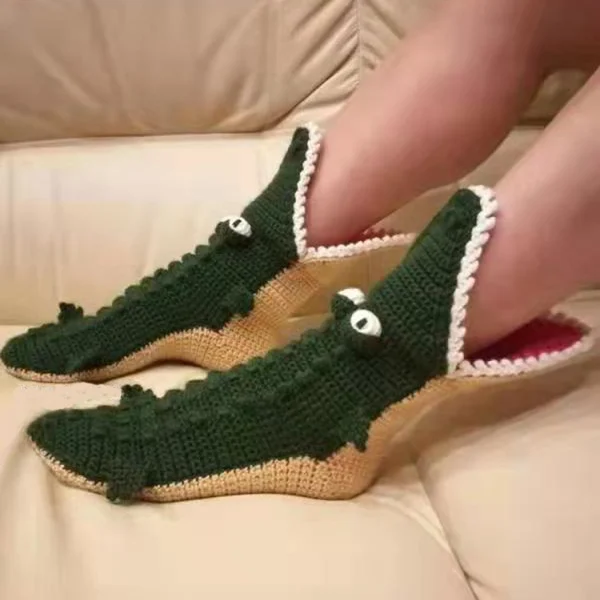 🎅Christmas Pre Sale- 3D Knit Crocodile Socks-Festivesl