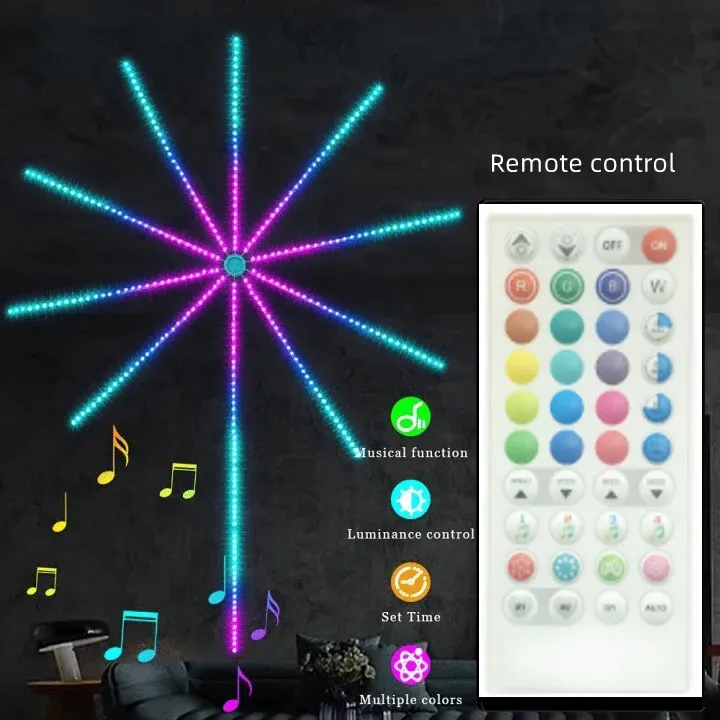 💥Last Day 70% OFF 💥 -✨FIREWORK LED LIGHTS-Festivesl