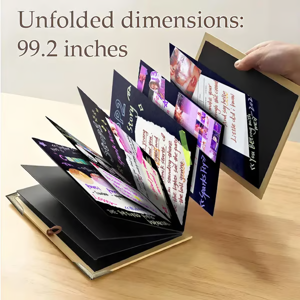 🔥Last Day 50% OFF-✨The Memory Keeper: 99+ Inch Accordion Scrapbook Album📚