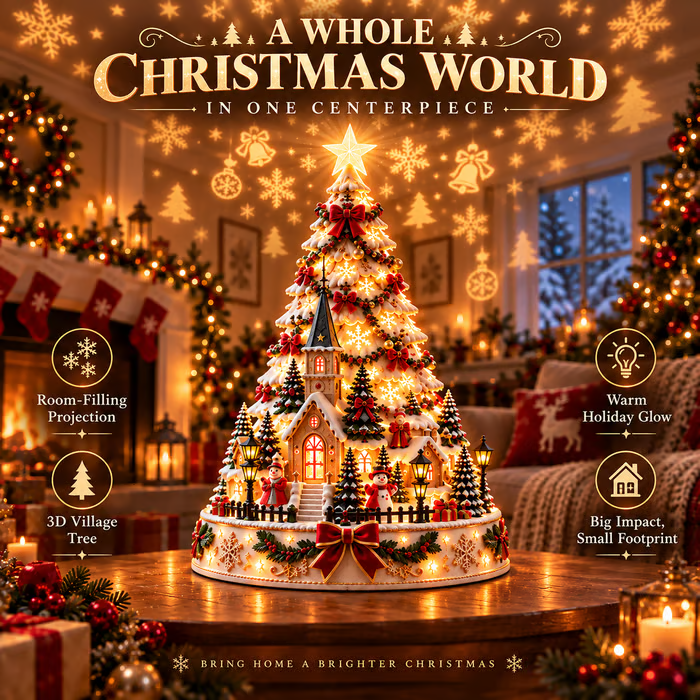 💯 60,000+ Sold - 🎄Christmas Village Lightscape Tree