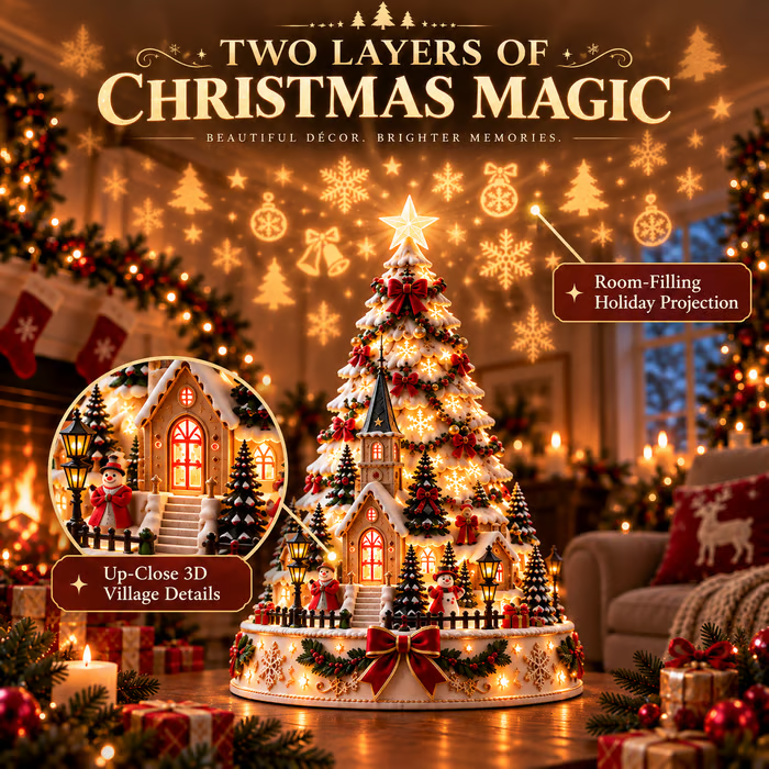 💯 60,000+ Sold - 🎄Christmas Village Lightscape Tree
