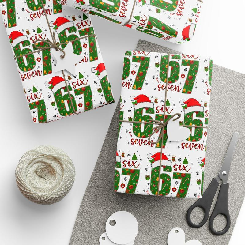 🔥LAST DAY 50% OFF - 🎁67 Meme Christmas Gift Wrap – Wrap Your Presents in Viral Holiday Fun 🎄
