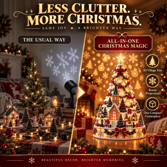 💯 60,000+ Sold - 🎄Christmas Village Lightscape Tree