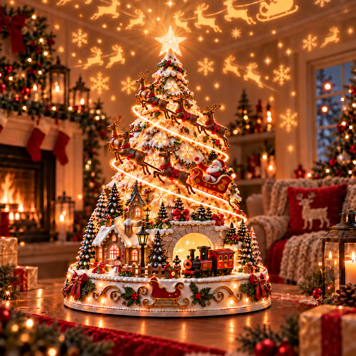 💯 60,000+ Sold - 🎄Christmas Village Lightscape Tree