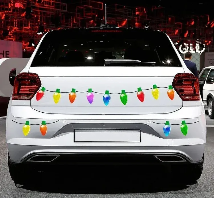 🎉Early Christmas Sale- SAVE 40% OFF🌲Reflective Light Bulb Magnet Decoration Set-Festivesl