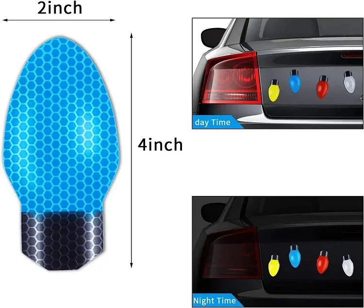🎉Early Christmas Sale- SAVE 40% OFF🌲Reflective Light Bulb Magnet Decoration Set-Festivesl