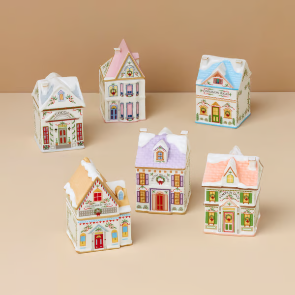 🎁LAST DAY 49% OFF-🎄✨Holiday Village Spice House Set (6PCS) — A Mini Christmas Wonderland for Your Kitchen!-Festivesl