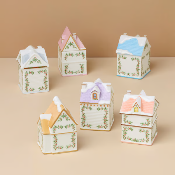 🎁LAST DAY 49% OFF-🎄✨Holiday Village Spice House Set (6PCS) — A Mini Christmas Wonderland for Your Kitchen!-Festivesl