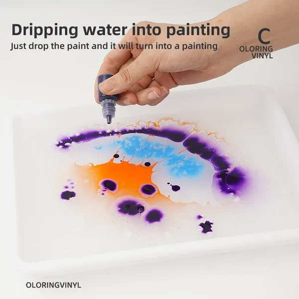 🎨🎨Water Marbling Paint Art Kit🎁The perfect gift for Christmas-Festivesl