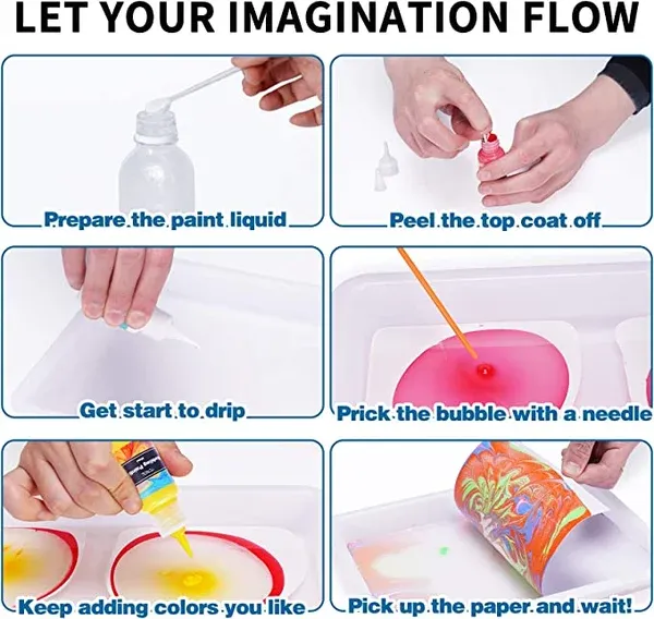 🎨🎨Water Marbling Paint Art Kit🎁The perfect gift for Christmas-Festivesl
