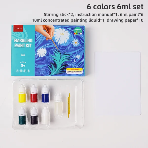 🎨🎨Water Marbling Paint Art Kit🎁The perfect gift for Christmas-Festivesl