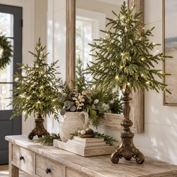 🔥HOT SALE🔥⏰Limited Stock 49% OFF -Vintage Lighted Norfolk Pine Trees