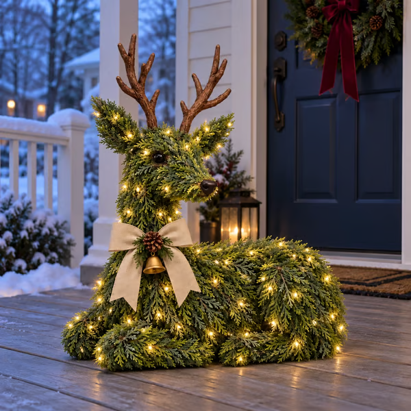 🔥Last Day 50%🎄 Evergreen Reindeer Christmas Decoration
