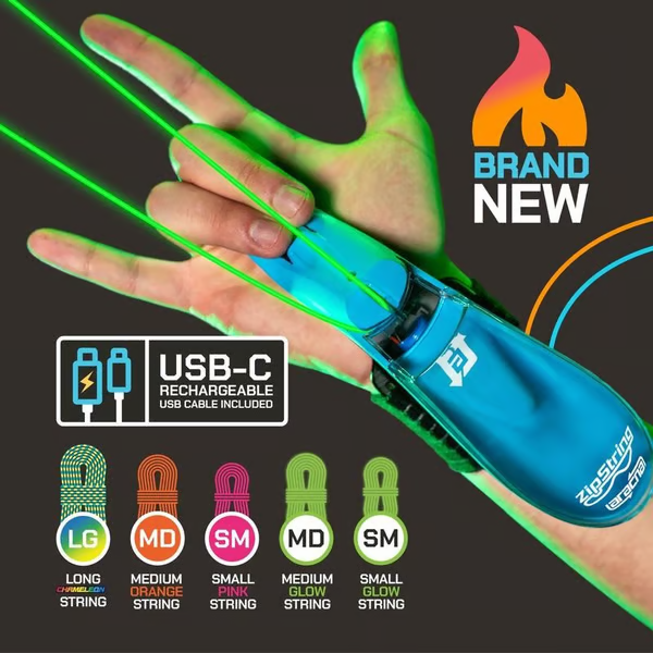 World's First String Launching Webshooter that Glows-In-the-Dark - Perfect Holiday Gift