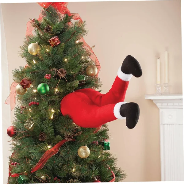 Santa Legs Christmas Decoration-Festivesl