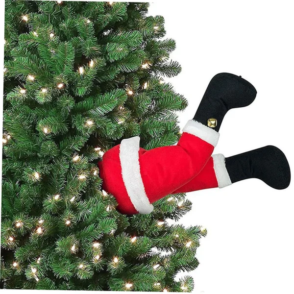Santa Legs Christmas Decoration-Festivesl
